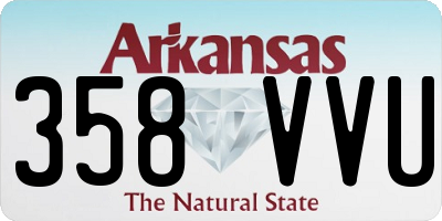 AR license plate 358VVU