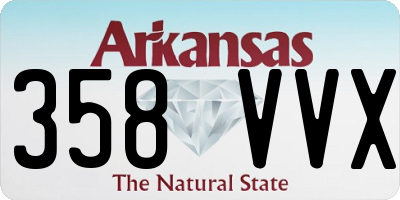 AR license plate 358VVX