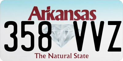 AR license plate 358VVZ