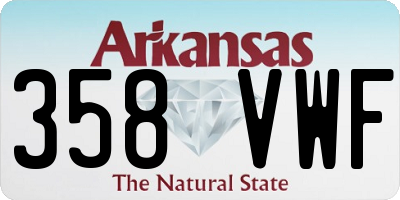 AR license plate 358VWF