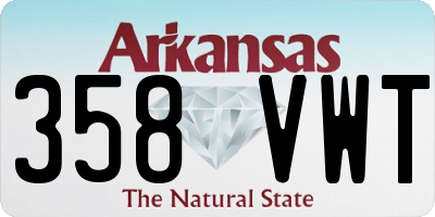 AR license plate 358VWT