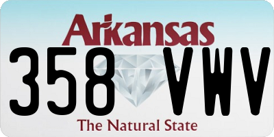 AR license plate 358VWV