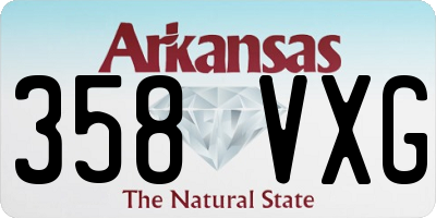 AR license plate 358VXG