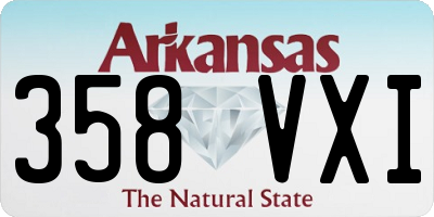 AR license plate 358VXI