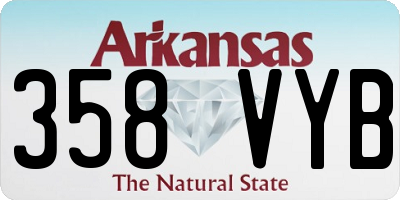 AR license plate 358VYB
