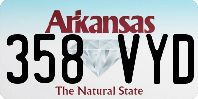 AR license plate 358VYD