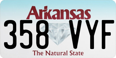 AR license plate 358VYF