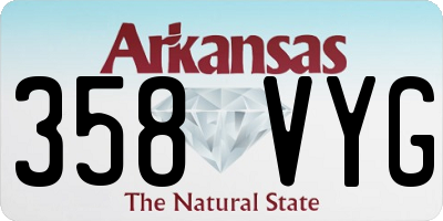 AR license plate 358VYG