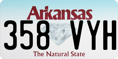 AR license plate 358VYH
