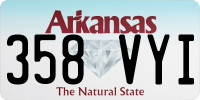 AR license plate 358VYI