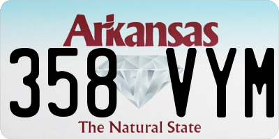 AR license plate 358VYM