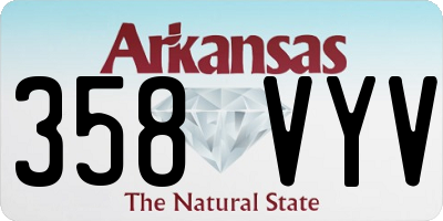 AR license plate 358VYV
