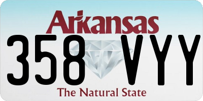 AR license plate 358VYY