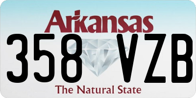 AR license plate 358VZB