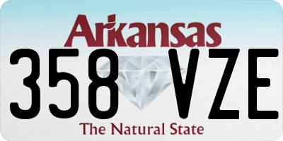 AR license plate 358VZE