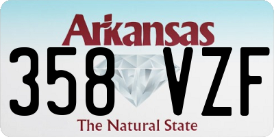 AR license plate 358VZF