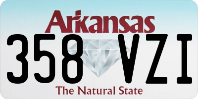 AR license plate 358VZI