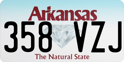 AR license plate 358VZJ