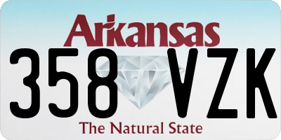 AR license plate 358VZK