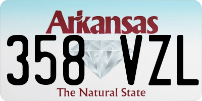 AR license plate 358VZL