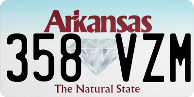 AR license plate 358VZM