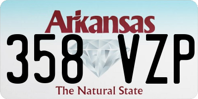 AR license plate 358VZP