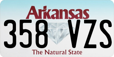 AR license plate 358VZS