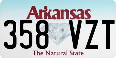 AR license plate 358VZT
