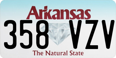 AR license plate 358VZV
