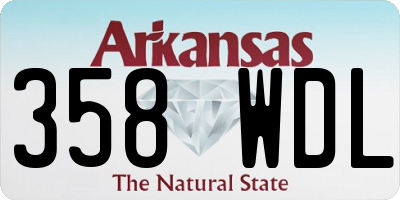 AR license plate 358WDL