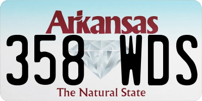 AR license plate 358WDS