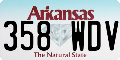 AR license plate 358WDV
