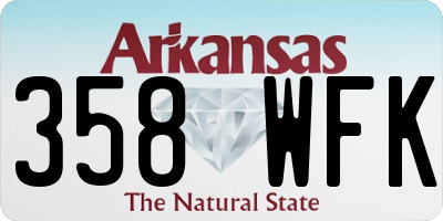 AR license plate 358WFK