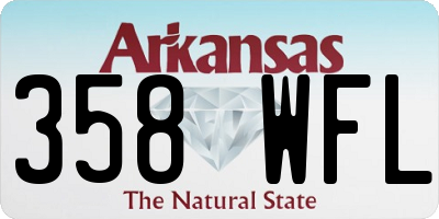AR license plate 358WFL