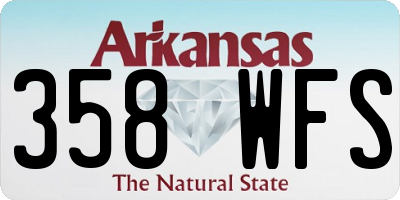 AR license plate 358WFS