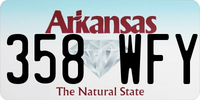 AR license plate 358WFY