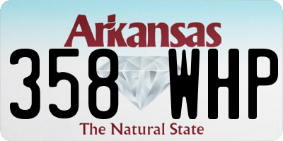AR license plate 358WHP