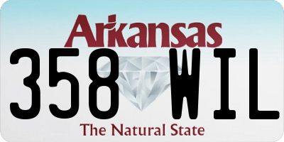 AR license plate 358WIL
