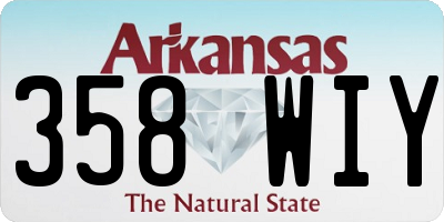 AR license plate 358WIY