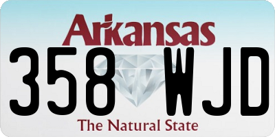AR license plate 358WJD