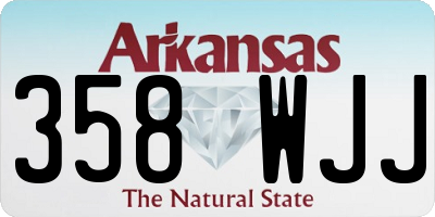 AR license plate 358WJJ