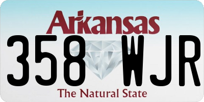 AR license plate 358WJR