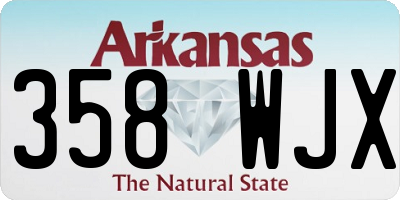 AR license plate 358WJX