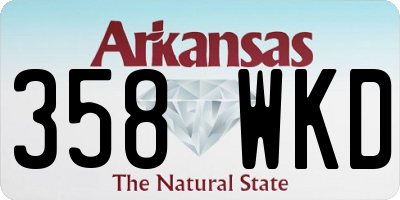 AR license plate 358WKD