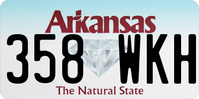 AR license plate 358WKH