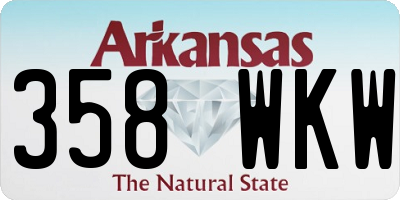 AR license plate 358WKW