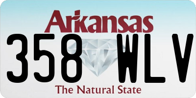 AR license plate 358WLV