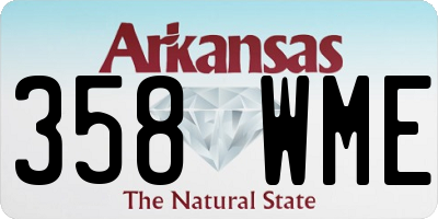 AR license plate 358WME