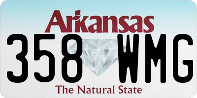 AR license plate 358WMG
