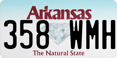 AR license plate 358WMH